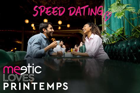 Le speed dating fait son grand retour dans les